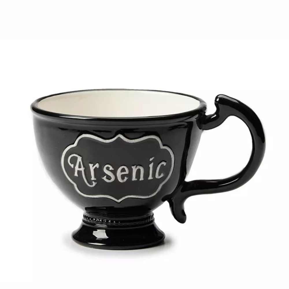 Black and White 'Arsenic' Mug